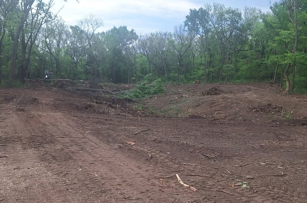 Forestry mulching work by All Seasons near Auburn, KS