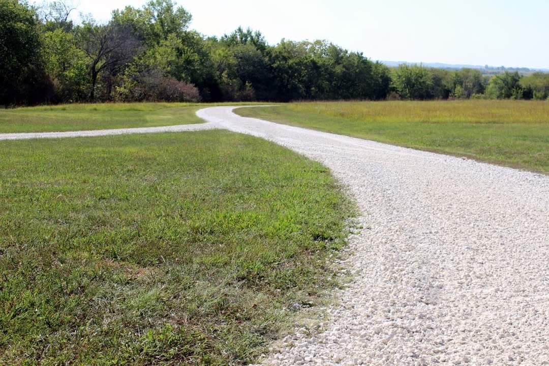 Trails and driveways work by All Seasons near Auburn, KS