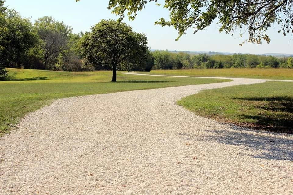 Trails and driveways work by All Seasons Excavating & Landscape