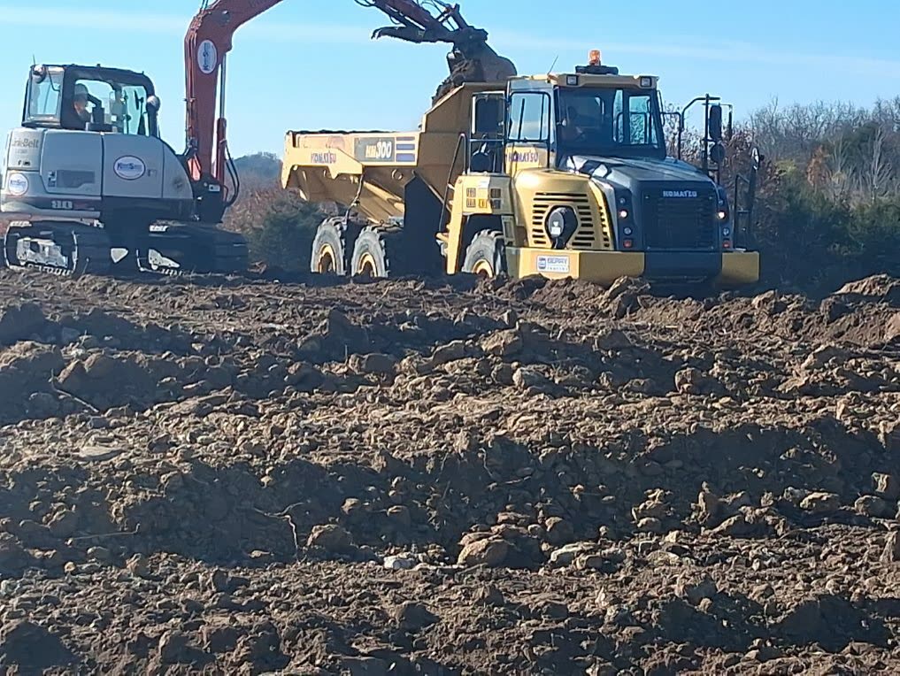Excavation work by All Seasons Excavating & Landscape