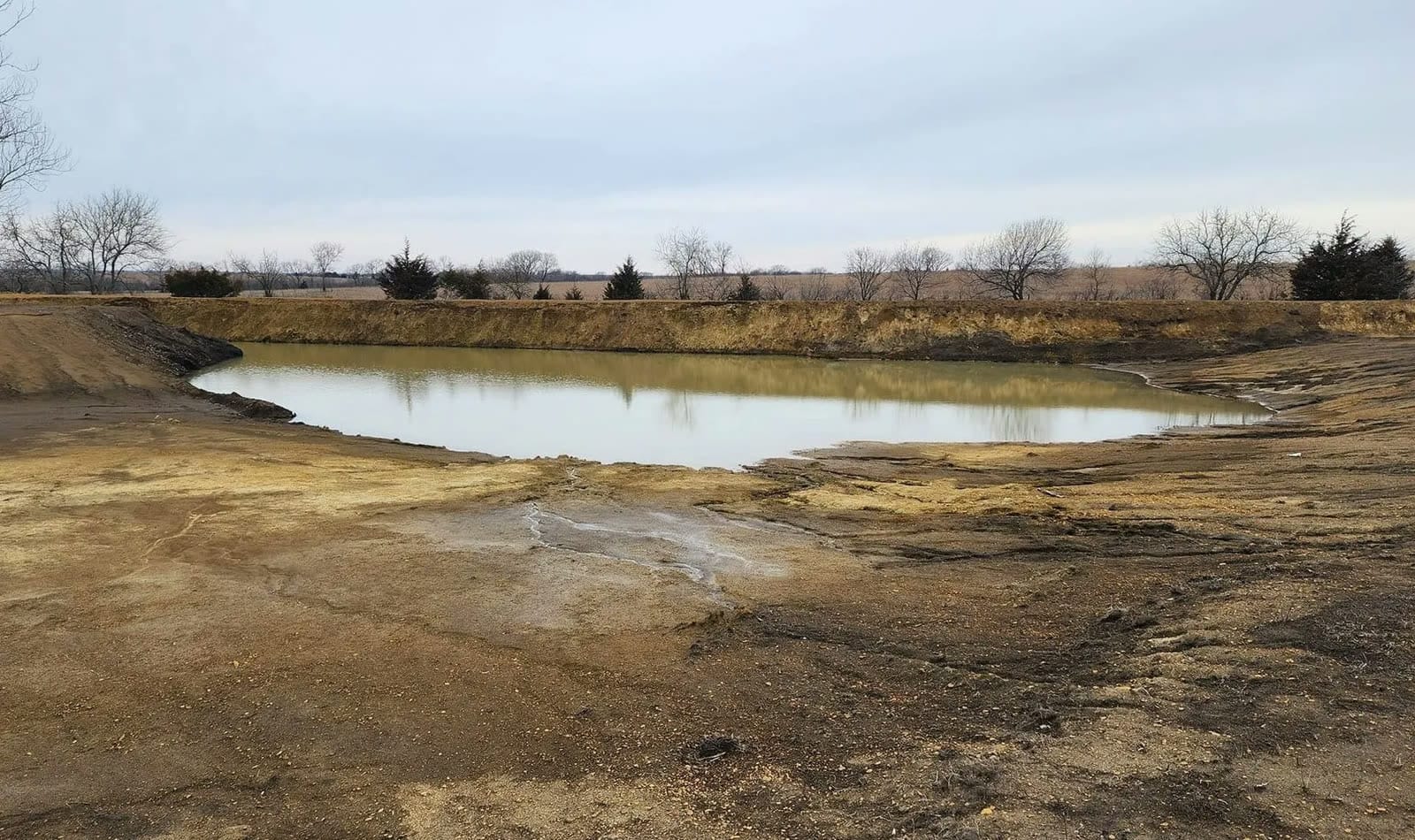 Pond building work by All Seasons near Auburn, KS (photo 1)