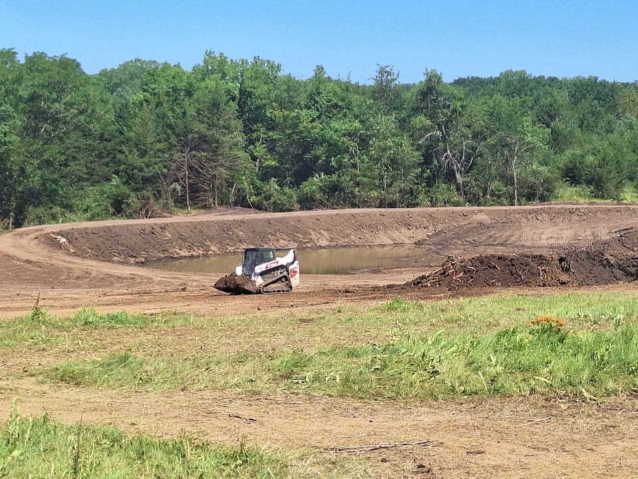 Excavation work by All Seasons near Auburn, KS